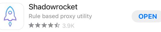 美区 App Store 中 Shadowrocket 应用列表(真实截图)
